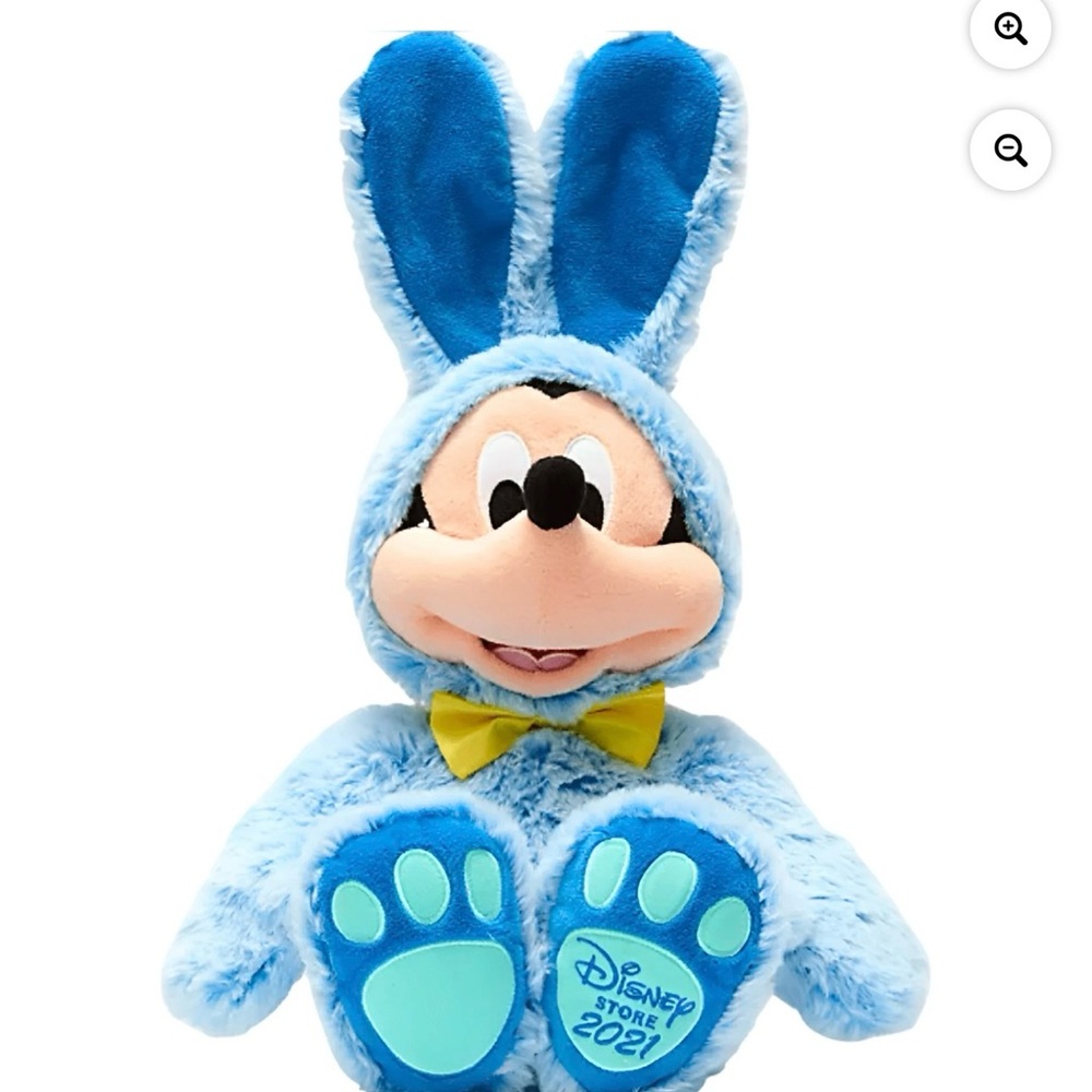 Disney Blue Mickey Mouse Bunny Plush - Kids Toy 2021 nwt